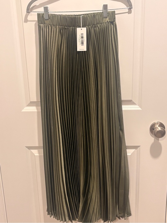Petal & Pup Dresses & Skirts - Petal & Pup Olive Green Polyester Blend Maxi Skirt